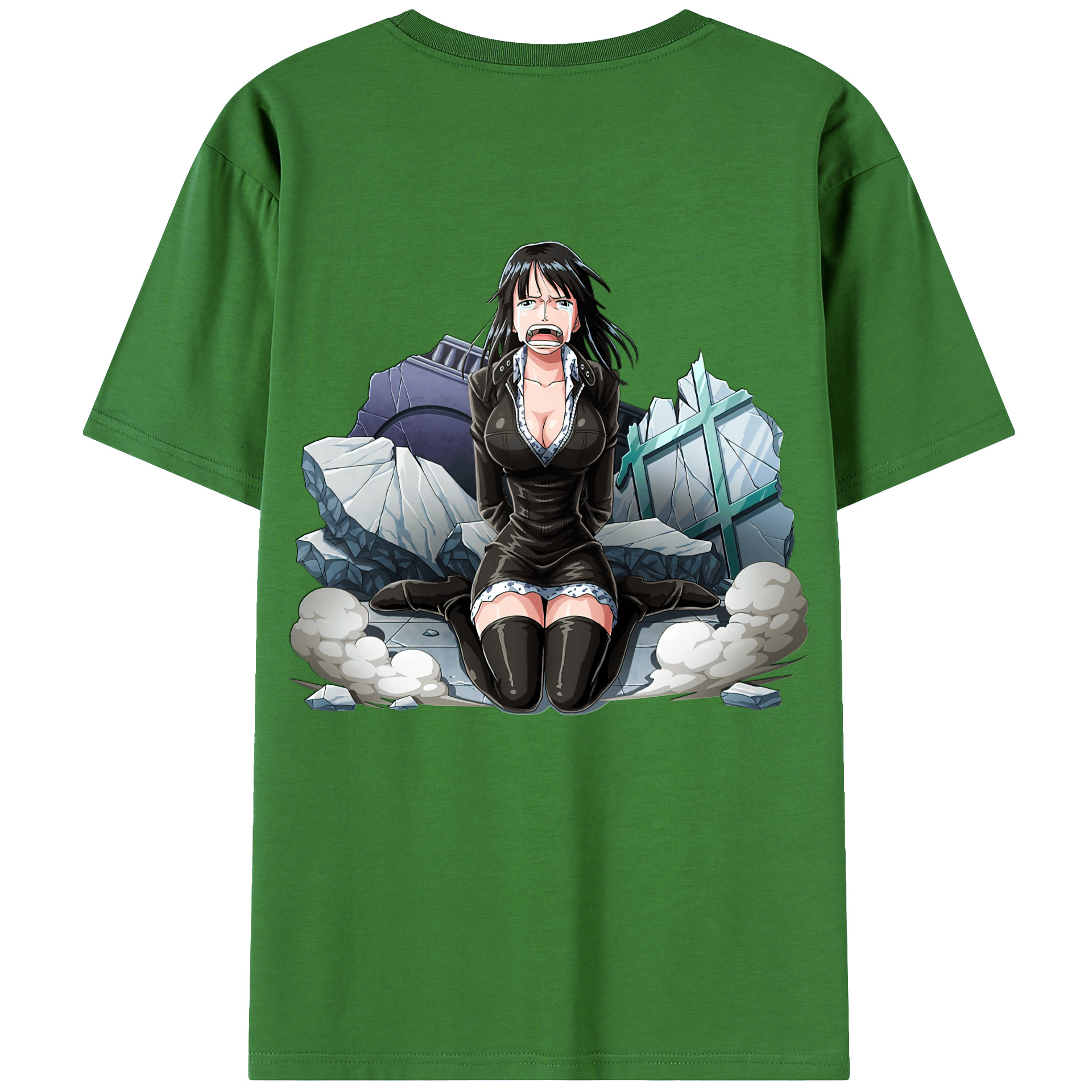 ワンピース ニコ・ロビン ONE PIECE Nico Robin レディース半袖Tシャツ(バックプリント)